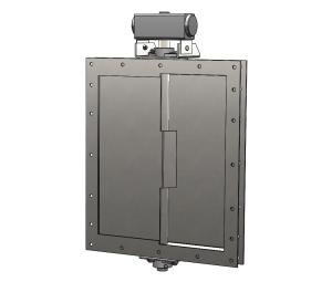 Durable rectangular damper ensuring efficient management of ventilation airflow with actuation.